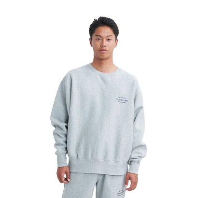 クイックしろがね色 QUIKSILVER SURF LOCK UP CREW SWEAT 汗水 （薄墨色）