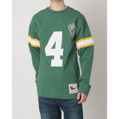 ミッチェルアンドネス mitchell & ness N＆N ロングスリーブ Tシャツ グリーンベイ・パッカーズ 1993 ブレット・ファーヴ 長袖Tシャツ （グリーンベイ・パッカーズ）