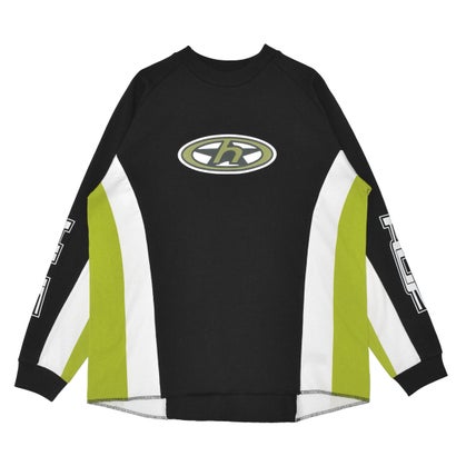 ハフ HUF HOLESHOT MOTO JERSEY 長袖Tシャツ (ブラック)|LOCOMALL(ロコンド公式ストア)