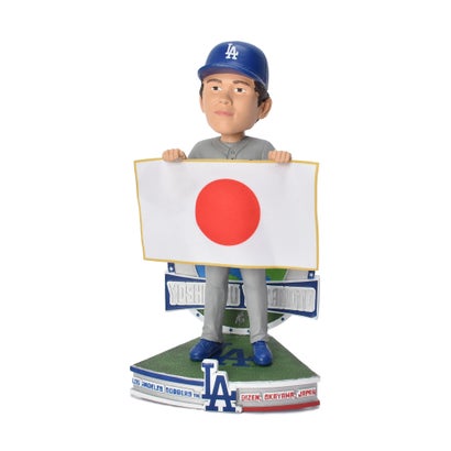 メジャーリーグベースボール MLB Yoshinobu Yamamoto Los Angeles Dodgers Away Jersey Japanese National Flag Bobblehead ボブルヘッド (山本由伸)|LOCOMALL(ロコンド公式ストア)