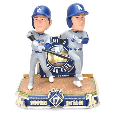 メジャーリーグベースボール MLB Shohei Ohtani Los Angeles Dodgers 50 Home Runs & 50 Stolen Bases Mini Bobblehead ボブルヘッド （大谷翔平）