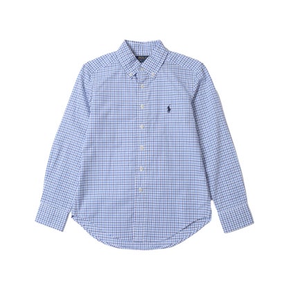 ラルフローレン RALPH LAUREN ボーイズライン L／S STRETCH POPLIN PLAID SPORTSHIRT 長袖シャツ （ブルーMU）