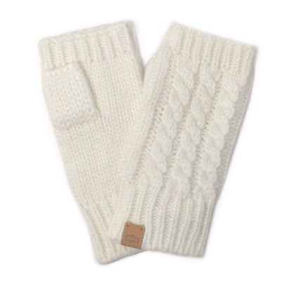 アグ UGG Cable Fingerless Glove グローブ （ニンバス）