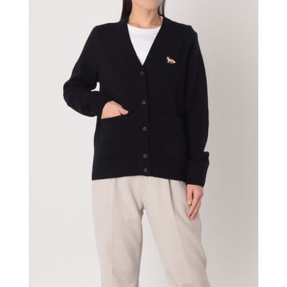 メゾンキツネ MAISON KITSUNE LW00507KT1006 ベイビー フォックス パッチ ボクシー カーディガン カーディガン （ネイビー）