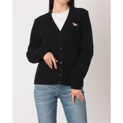 メゾンキツネ MAISON KITSUNE LW00507KT1006 ベイビー フォックス パッチ ボクシー カーディガン カーディガン （ブラック）