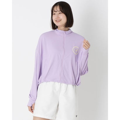 ロキシー ROXY ワイルド 御花 ジップ ウィメンズ ジップ付き添い人混雑時かばい立て 混雑時かばい立て （ラベンダー）