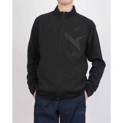 アシックス ASICS AIM-TRGウインドバリアニットジャケット 形づくる御召しもの （黒いこと×黒いこと）