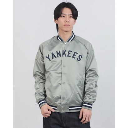 ミッチェルアンドネス mitchell & ness MLB LIGHTWEIGHT SATIN JACKET ジャケット （ヤンキースグレー）