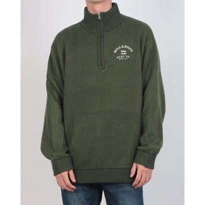 ビラボン BILLABONG HALF ZIP セーター （グリーン）