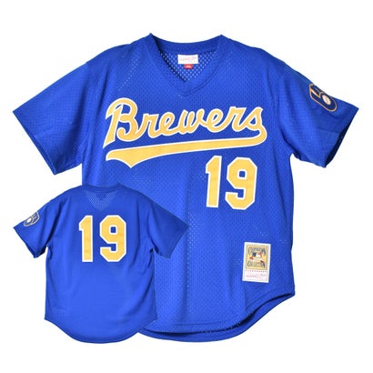 ミッチェルアンドネス mitchell & ness MLB AUTHENTIC ROBIN YOUNT MILWAUKEE BREWERS 1991 JERSEY ユニフォーム （ミルウォーキー・ブルワーズ）｜LOCOMALL（ロコンド公式ストア）