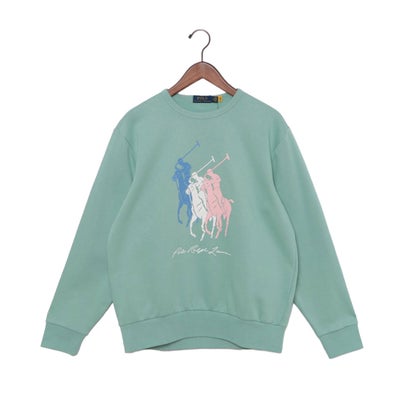 ラルフローレン RALPH LAUREN L／S SWEAT SHIRT 流汗 （緑であること）