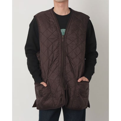 バブアー Barbour POLARQUILT WAISTCOAT/ZIP IN LINER キルティングベスト (ダークブラウン)|LOCOMALL(ロコンド公式ストア)