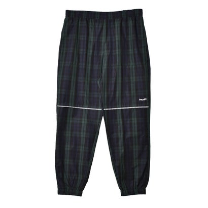 ハフ HUF CAMDEN PLAID TRACK PANT ボトムス （ネイビープレイド）