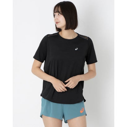 アシックス ASICS ROADランニングハンソデシャツ 半袖Tシャツ （ブラック）