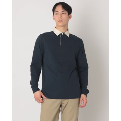 バブアー Barbour HOWTOWN RUGBY SHIRT ラグビーシャツ （ネイビー）