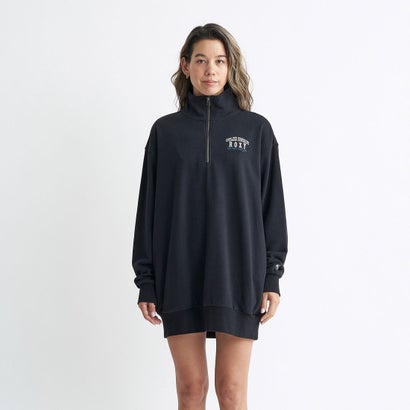 ロキシー ROXY ENDLESS SUNSHINE HALF ZIP DRESS ハーフジップ ワンピース ワンピース （ブラック）