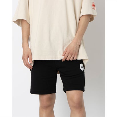 山高帽子 BALR. ROUND RUBBER BADGE SWEAT SHORTS ズボン下 （ジェット機黒いこと）