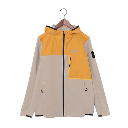 アディダス adidas HBR61 ナショナル ジオグラフィック ソフトシェルジャケット シェルジャケット （ワンダーベージュ&times;Pイエロー）｜LOCOMALL（ロコンド公式ストア）
