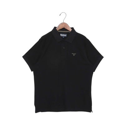 バブアー Barbour LIGHTWEIGHT SPORT POLO 半袖スポーツシャツ （黒いこと）