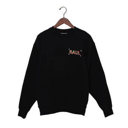 山高帽子 BALR. FRANCK RELAXED THERMAL CREWNECK 汗水 （ジェット機黒いこと）