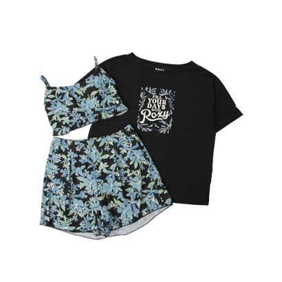 ロキシー ROXY ARTSY FLORAL スイムウェア 【返品不可商品】 （フラワーブラック）