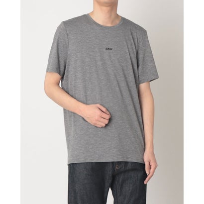ツータイムズユー 2XU モーションTシャツ 半袖Tシャツ （ハーバーミスト×ブラック）