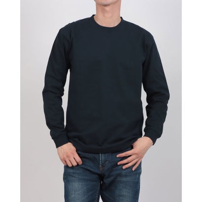 ヘインズ Hanes BEEFY ロングスリーブ Tシャツ 2P 長袖Tシャツ （ネイビー）