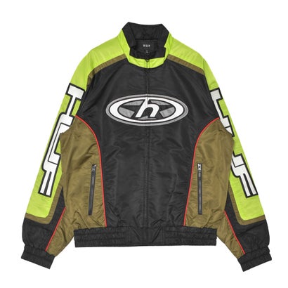 ハフ HUF HUF MOTO JACKET モト上衣 （黒いこと）