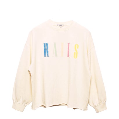 レイルズ Rails 名書き トレイナー （象牙色）