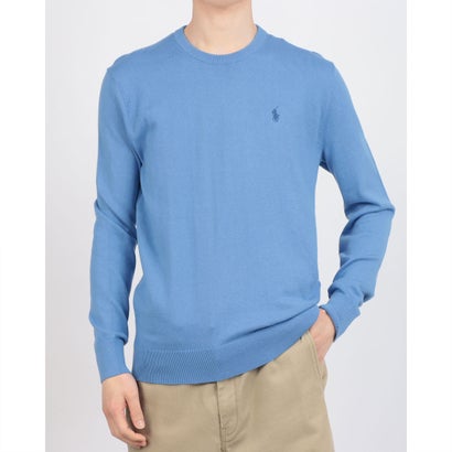 ラルフローレン RALPH LAUREN L／S PULLOVER SWEATER プルオーバー （ハーバーブルー） メンズファッション-トップス-ニット・セーター