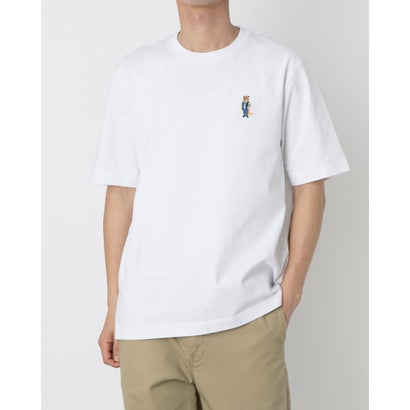 メゾンキツネ MAISON KITSUNE ドレスド フォックス コンフォート Tシャツ 半袖Tシャツ （ホワイト）