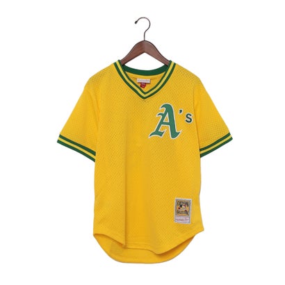 ミッチェルアンドネス mitchell \u0026 ness MLB AUTHENTIC MARK MCGWIRE OAKLAND ATHLETICS 1990 PULLOVER JERSEY 制服 （オークランドアスレチックス）