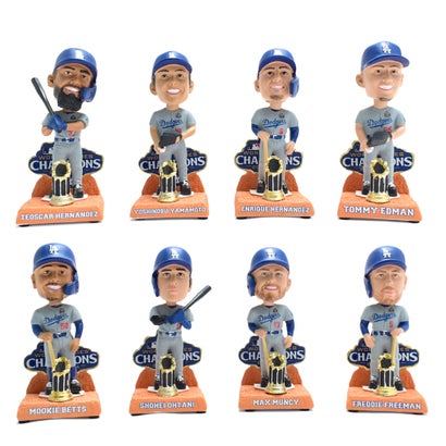 メジャーリーグベースボール MLB Los Angeles Dodgers 2024 World Series Champions Series 1 Mini Bobblehead Box Set ボブルヘッド （天使の都市・ドジャース）