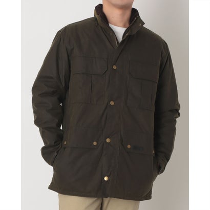 バブアー Barbour マルコム 蝋涙 上衣 上衣 （オリーブ）