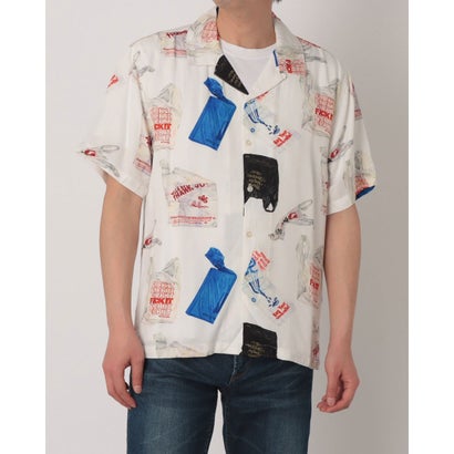 ハフ HUF MERIDA S／S RESORT SHIRT 半袖シャツ （マルチ）