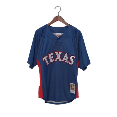 ミッチェルアンドネス mitchell \u0026 ness MLB AUTHENTIC VLADIMIR GUERRERO TEXAS RANGERS 2010 BP JERSEY 制服 （テキサスレンジャーズ）
