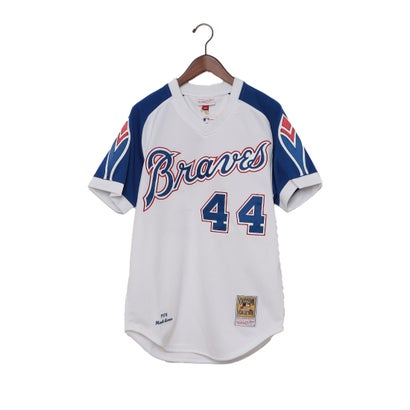 ミッチェルアンドネス mitchell & ness オーセンティック ジャージ アトランタ・ブレーブス ホーム 1974 ハンク・アーロン ユニフォーム （アトランタ・ブレーブス）｜LOCOMALL（ロコンド公式ストア）