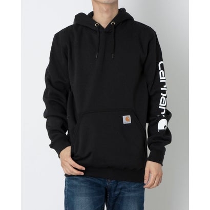 カーハート Carhartt ルーズフィット グラフィック スウェット パーカー （ブラック）