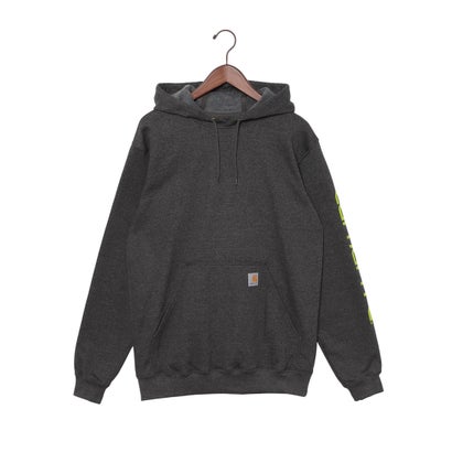 カーハート Carhartt ルーズフィット グラフィック スウェット パーカー （カーボンヘザー）
