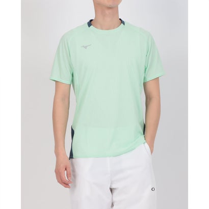 ミズノ MIZUNO ドライエアロフローTシャツ（ネオミント）