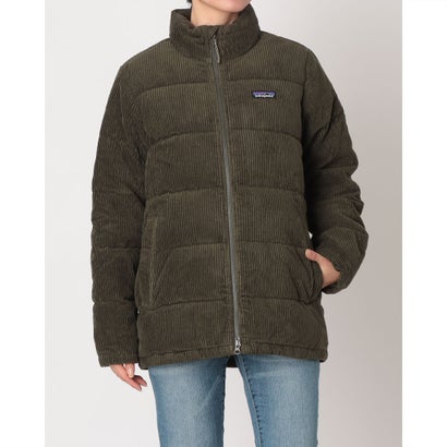 パタゴニア Patagonia ウィメンズ・コード・フィヨルド・コート 落ち込む上衣 （針緑であること）