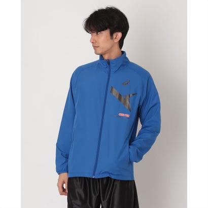 アシックス ASICS AIM-TRG裏トリコットウインドブレーカージャケット 上衣上衣 （トゥルーブルー）