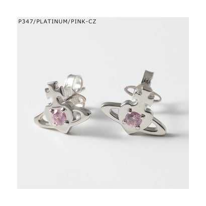 ヴィヴィアン ウエストウッド Vivienne Westwood Vivienne Westwood ピアス Noella ノエラ 6201037P (P347/PLATINUM/PINK-CZ)|LOCOMALL(ロコンド公式ストア)