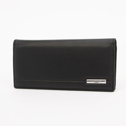 ヒロココシノオム HIROKO KOSHINO HOMME 本革かぶせシャドー加工財布 （ブラック）