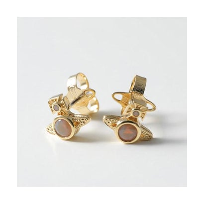 ヴィヴィアン ウエストウッド Vivienne Westwood Vivienne Westwood ピアス LONDON ORB EARRINGS 62010220 （R935/GOLD/MILKY-AMBER/CZ）
