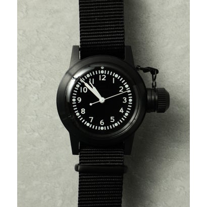 ナバルウォッチ NAVAL WATCH 【NAVAL WATCH】Naval military watch Mil-04BK/BK US MARINE USN BUSHIPS type (ブラック)|LOCOMALL(ロコンド公式ストア)