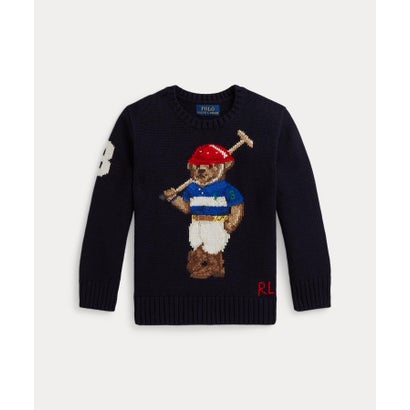ポロ ラルフ 置き目レン POLO RALPH LAUREN (ボーイズ 2才～7才)Polo ベア 労働者の一団のど首 プルオーバー （410米国海軍）