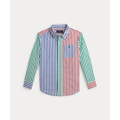 ポロ ラルフ ローレン POLO RALPH LAUREN (ボーイズ 2才～7才)ストライプド コットン ポプリン ファン シャツ （999マルチカラー）｜LOCOMALL（ロコンド公式ストア）