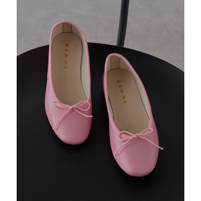 レメ REMME 【REMME】レザーリボンバレエシューズ SHEEP LEATHER ZH-ZARAGOZA-SH （ピンク） 11,325円