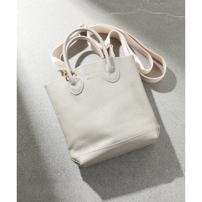 セットアップセブン SETUP7 【YOUNG&OLSEN】EMBOSSED LEATHER HAVERSACK S （ベージュ）